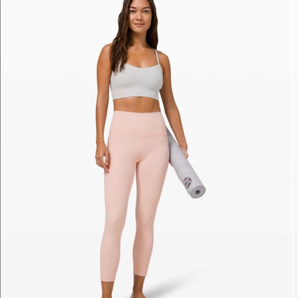 Lululemon Align High Rise Pant 25” Size 4 in Feather Pink